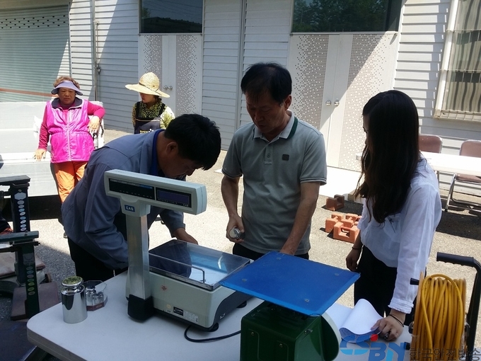 올바른 상거래 확립위해 저울 정기검사 실시